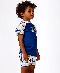 Splash About Toddler Boys Tug Boats Short Sleeved Rash Top