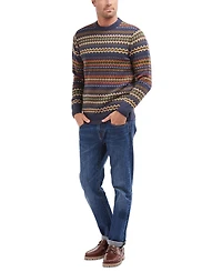 Barbour Men's Case Fair Isle Crewneck Sweater
