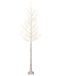 Puleo 8' Pre-Lit Artificial Twig Tree
