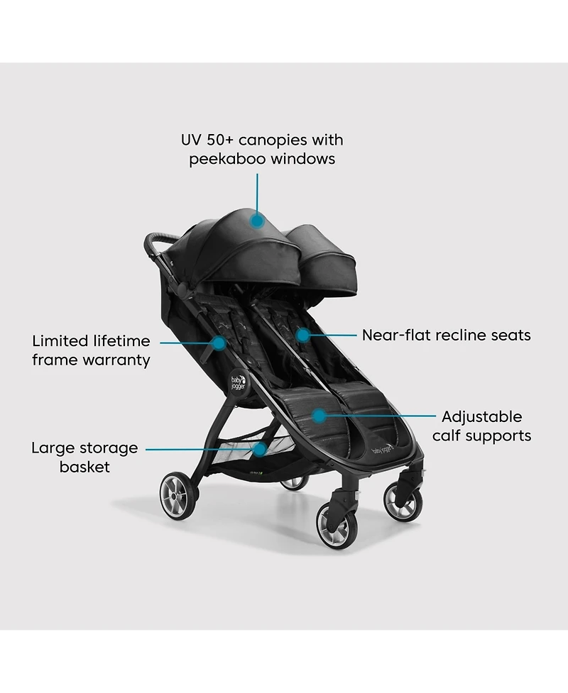 Baby Jogger Baby City Tour 2 - Lightweight Double Stroller