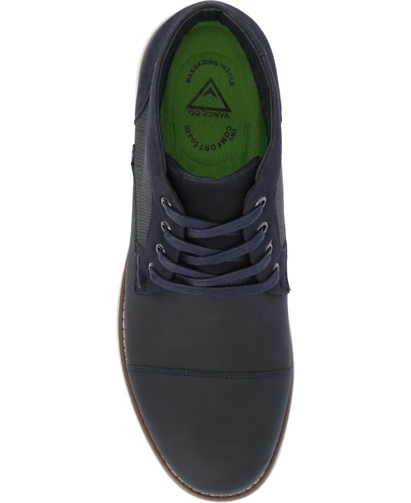 Vance Co. Men's Austin Wide Width Tru Comfort Foam Lace-Up Cap Toe Chukka Boots