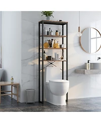Costway 4-Tier Over the Toilet Storage Rack Freestanding Bathroom Organizer