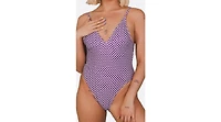 Oosc Women's Checkmate Swim Suit