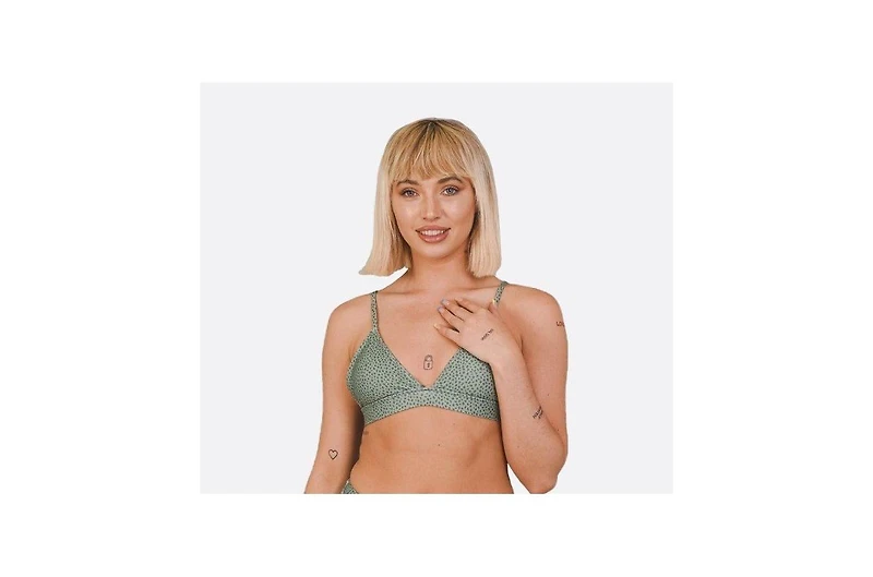 Oosc Women's Sahara Sage Boost 'Em Up Bikini Top