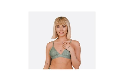 Oosc Women's Sahara Sage Boost 'Em Up Bikini Top