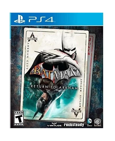 Warner Brothers Batman Return Arkham PS4 Games