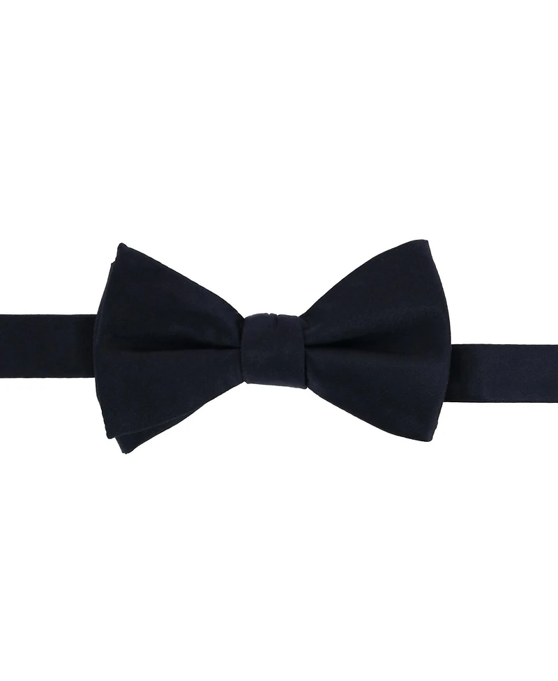 Trafalgar Men's Sutton Solid Color Silk Self-Tie Bow Tie