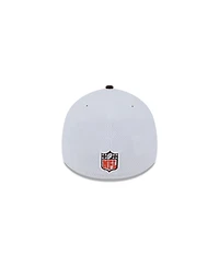 Men's New Era White, Brown Cleveland Browns 2023 Nfl Sideline 39THIRTY Flex Hat