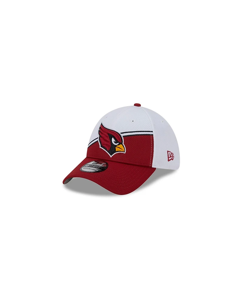 Men's New Era White, Cardinal Arizona Cardinals 2023 Nfl Sideline 39THIRTY Flex Hat