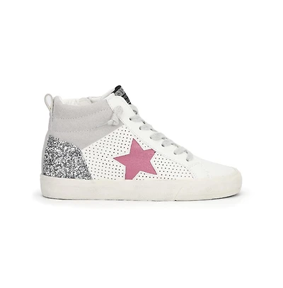 Lester - White Grey Pink Women's Sneaker by Vintage Havana