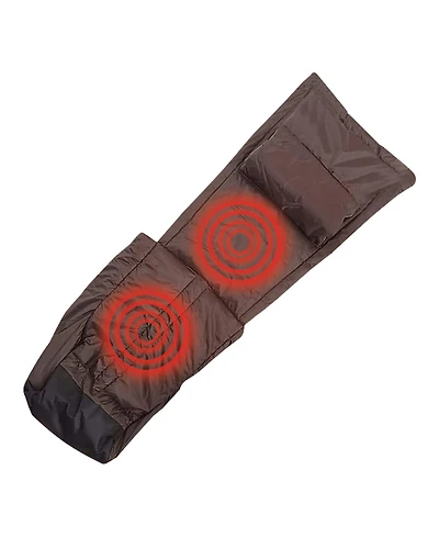 Trakk Heating Personal Wrap with Electric Heating Massaging Vibrating Foot Bed, Multiple Settings for Relaxing Combinations