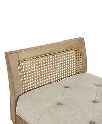 Martha Stewart Collection Isla 48.5" Wide Tufted Upholstered Accent Bench