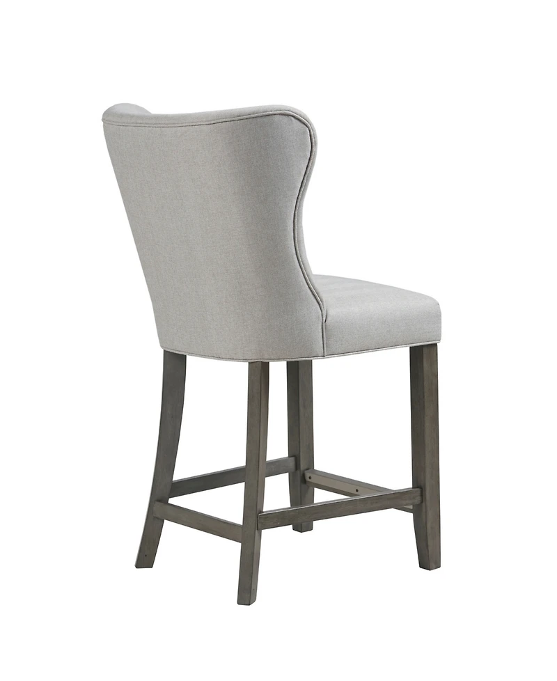 Madison Park Signature Helena 25.5" Fabric Upholstered Counter Stool