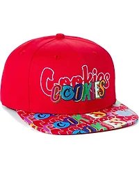 Men's Cookies Clothing Red On The Block Snapback Hat
