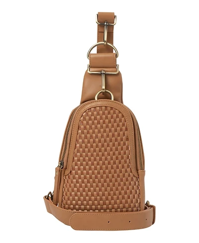Urban Originals Liberty Woven Faux Leather Sling Bag