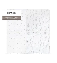 Ely's & Co. Baby Changing Pad Cover - Cradle Sheet 100% Combed Jersey Cotton