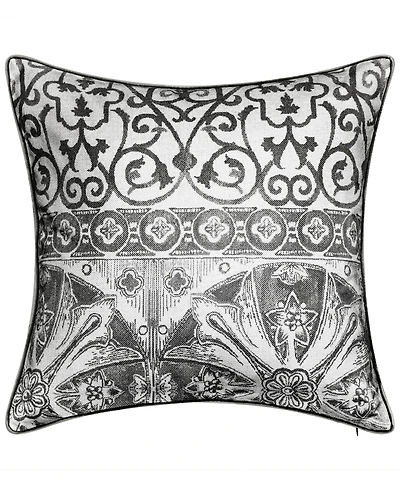 Nybg Menorca Border Print Decorative Pillow, 20" x
