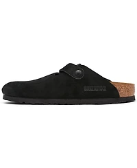Birkenstock Women's Boston Soft Footbed Suede Leather Clogs from Finish Line