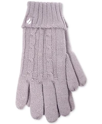 Heat Holders Women's Amelia Solid Cable-Knit Gloves
