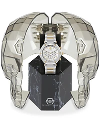Philipp Plein Men's The Hexagon Chronograph Two-Tone Stainless Steel Bracelet Watch 42mm