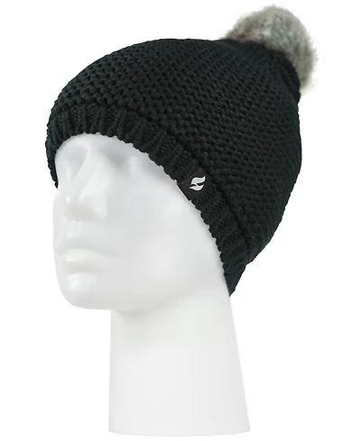 Heat Holders Paris Purl Stitch Pom-Pom Hat