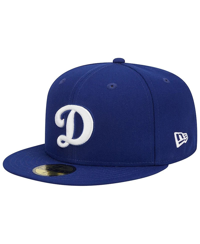 Men's New Era Royal Los Angeles Dodgers Alternate Logo 2020 World Series Team Color 59FIFTY Fitted Hat