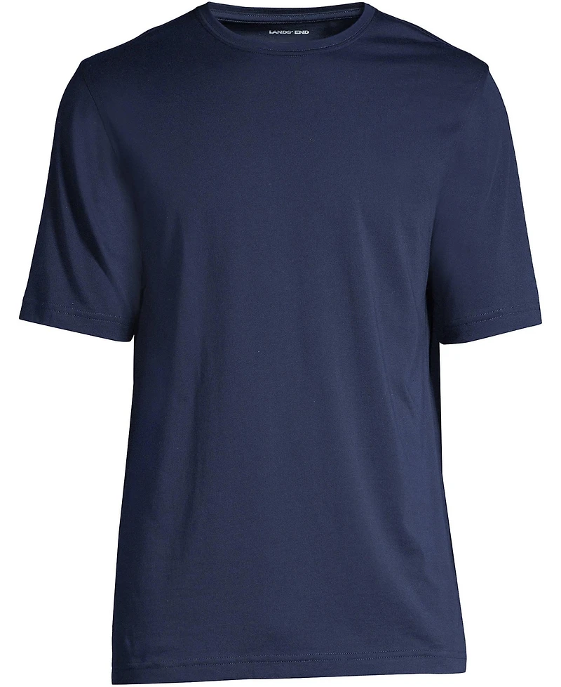 Lands' End Men's Big and Tall Short Sleeve Cotton Supima Tee