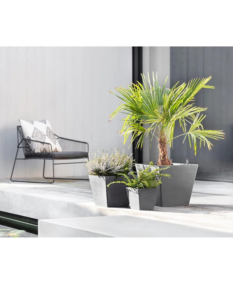 Ecopots Rotterdam Durable Indoor and Outdoor Modern Planter