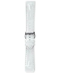 Tissot Women's Digital T-Touch Ii Titanium Lady Diamond (1/2 ct. t.w.) White Leather Strap Watch 43mm