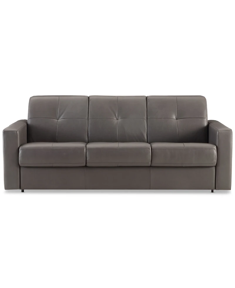 Shevrin Leather Sleeper Sofa, Created for Macy's