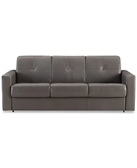 Shevrin Leather Sleeper Sofa, Created for Macy's