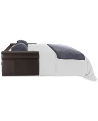 Elsher 85" Leather Sleeper Sofa, Created for Macy's