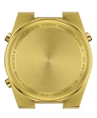 Tissot Unisex Digital Prx Gold Pvd Stainless Steel Bracelet Watch 35mm