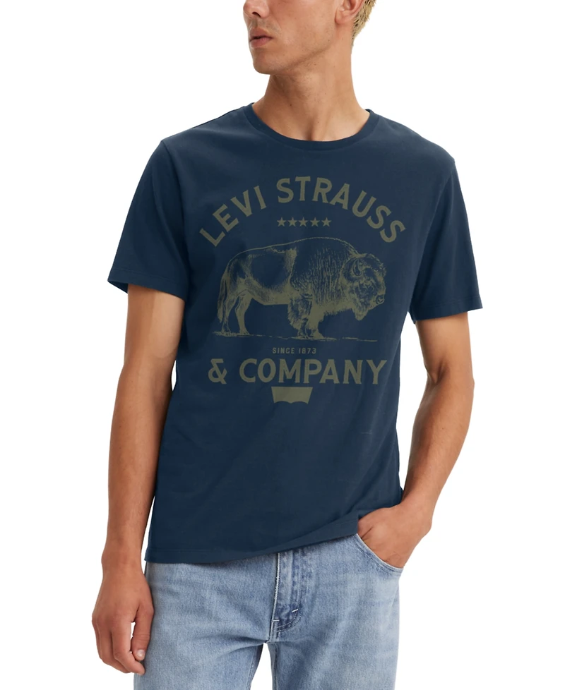 Levi's Men's Classic Short Sleeve Graphic Crewneck T-Shirt