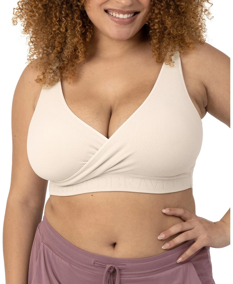 Kindred Bravely Maternity Busty Sublime Adjustable Crossover Nursing & Lounge Bra - Fits 30E-40I