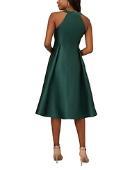 Adrianna Papell Rhinestone High-Low Dress