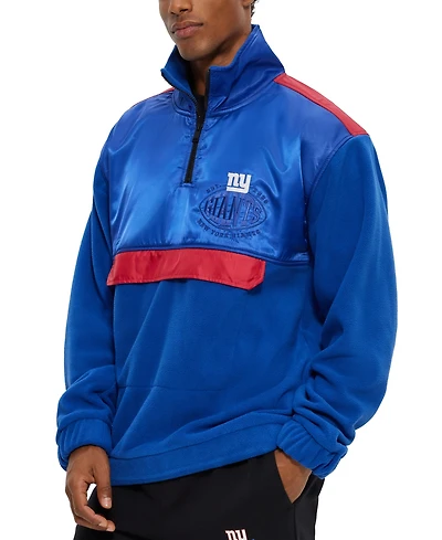 Boss by Hugo Men's x Nfl New York Giants Zip-Neck Sweatshirt