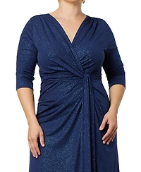 Kiyonna Women's Plus Romanced by Moonlight Long Gown