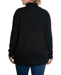 Women's Plus Paris Turtleneck Tunic Sweater