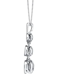 Sirena Diamond Three Stone Drop Pendant Necklace (1/2 ct. t.w.) in 14k Gold or White Gold