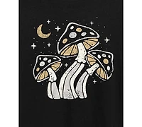 Hybrid Apparel Trendy Plus Size Mushrooms Graphic T-shirt
