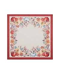 Elrene Botanical Harvest Pumpkin Engineered Napkins, Set of 4, 17" x 17"