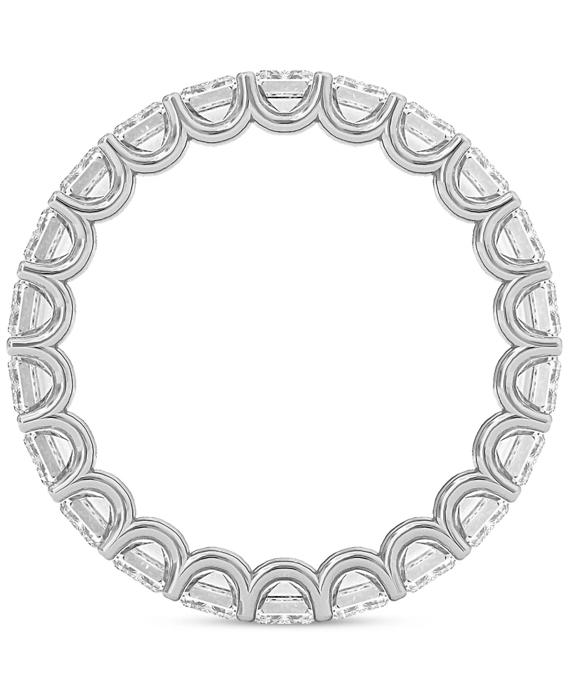 Diamond Emerald-Cut Eternity Band (4 ct. t.w.) Platinum or 14k Gold