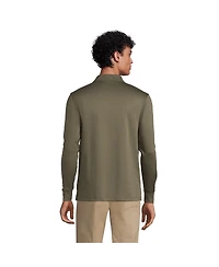 Lands' End Men's Long Sleeve Cotton Supima Polo Shirt