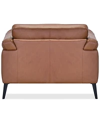 Keery 49" Leather Chair, Created for Macy's