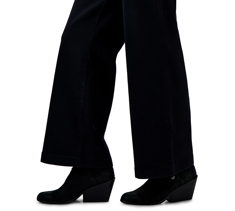 Style & Co Petite High-Rise Wide-Leg Jeans, Created for Macy's