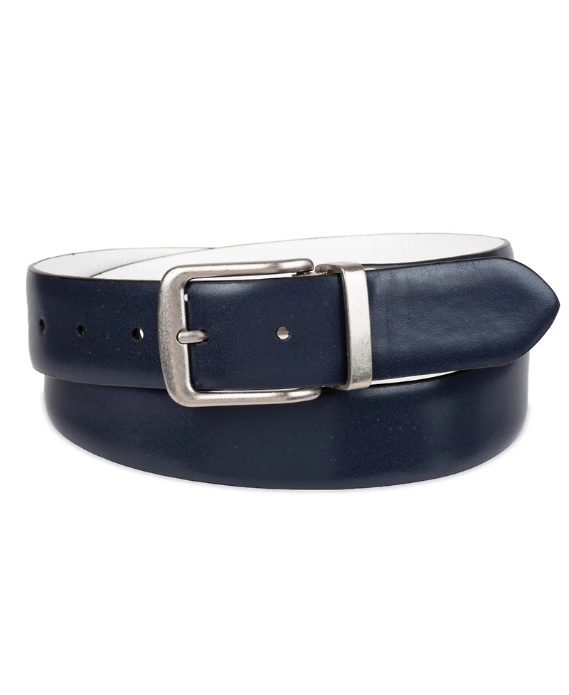 Tommy Bahama Men's Two-In-One Reversible Cushion Inlaid Casual Belt