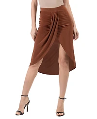 24seven Comfort Apparel Women's Knee Length Skirt