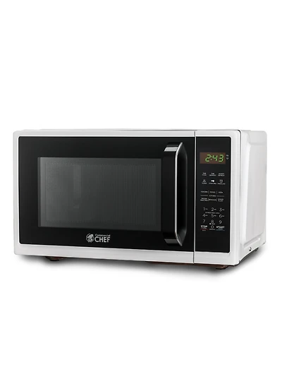 0.9 Cu. Ft. Counter Top Microwave 10 Power Levels,White