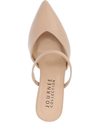 Journee Collection Women's Yvon Pointed Toe Slip On Pumps